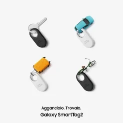 SAMSUNG - Localizzatore GPS Bluetooth Galaxy SmartTag 2 - Bianco