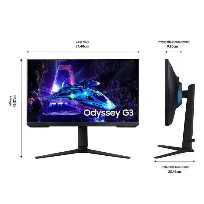 Samsung Monitor Gaming Odyssey G3 - G30D da 24'' Full HD