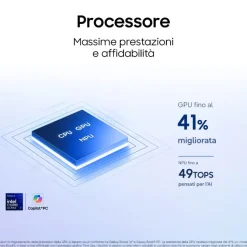 Samsung SAMNP760-VJGK1 laptop Copilot+ PC Intel Core Ultra 5 325 Computer portatile 40,6 cm (16