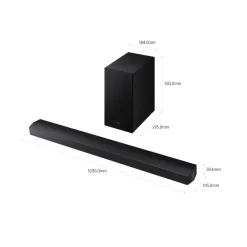 Samsung Soundbar HW-B750F/ZF, Audio 5.1 canali , Wireless Dolby 5.1ch, 2025