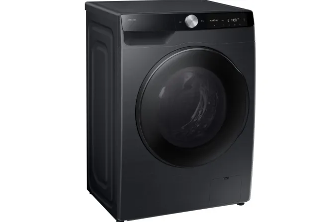 SAMSUNG - WD90DG6G94BBU3 - LAVASCIUGA nera con oblò e display nero, Classe A