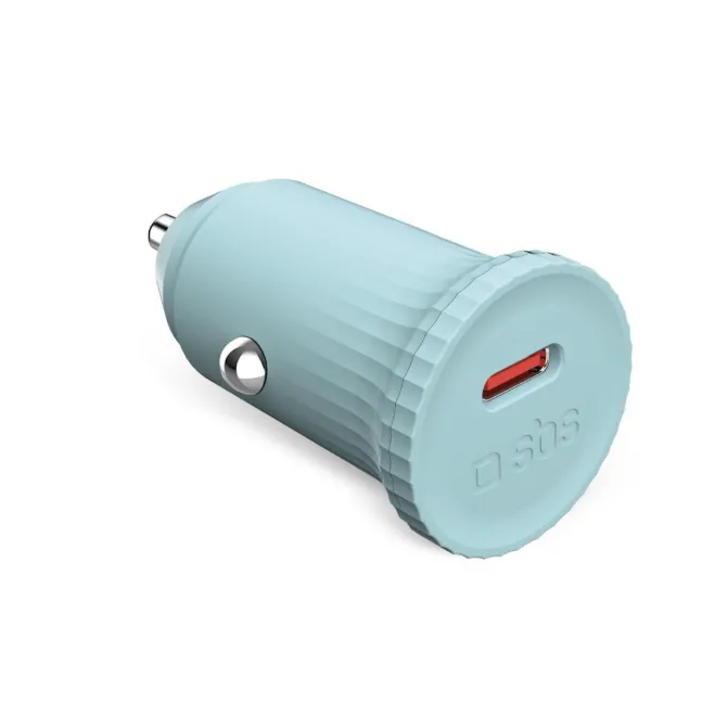 SBS - Caricatore da auto TECRPD25LBGRS - Light Blue