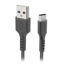 SBS Cavo dati e ricarica Type-C 3 metri USB 2.0 Nero