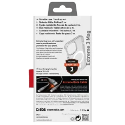 SBS - Cover Extreme 3 Mag TEEXMAGIP1561T per iPhone 15 - Trasparente