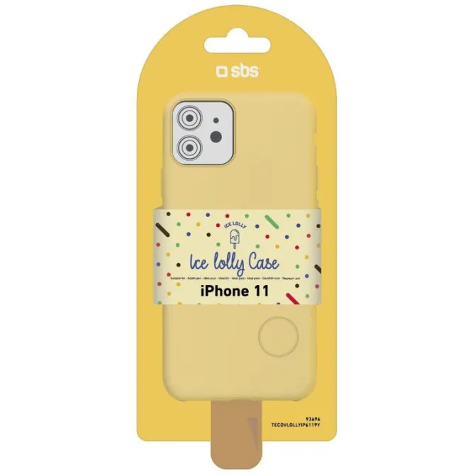 SBS cover lime semi trasparente morbida per Iphone 11