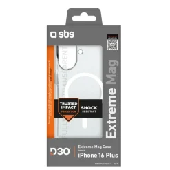 SBS - Cover Ultraresistente D3O Magsafe, Soft Touch, iPhone 16 Pro