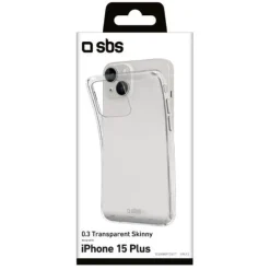 Sbs - Custodia Skinny per Iphone 15 Plus Trasparente