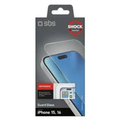 SBS IPHONE 16/15 VETRO TEMPERATO TESCRGLIP1661