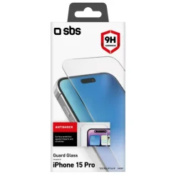 SBS protezione / pellicola trasparente per schermo / retro - Apple iPhone 15 pro