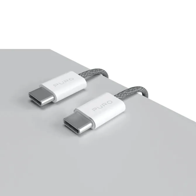SBS - PUCCCFABK415MTDKGREY - Cavo di ricarica per iPhone 15 - Grigio