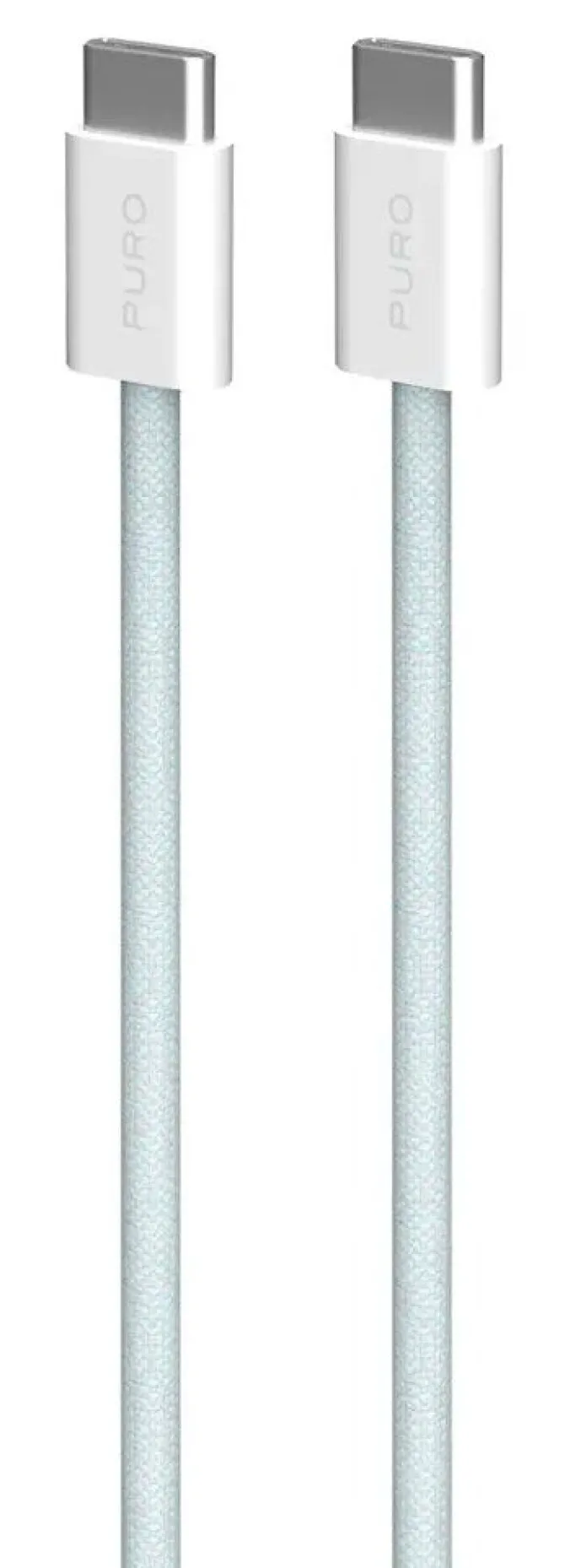 SBS - PUCCCFABK415MTLBLUE - Cavo in tessuto per iPhone 15 - Azzurro