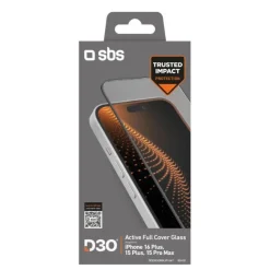 SBS - Screen protector TED3OSCRGLIP1667 protezione per lo schermo iPhone 16 Plus