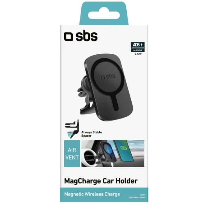 SBS - Supporto Auto con Ricarica Wireless MagSafe