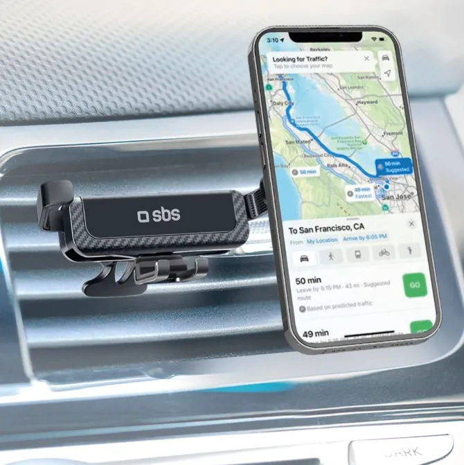 SBS - Supporto gravity per smartphone - TESUPGRAVSTD