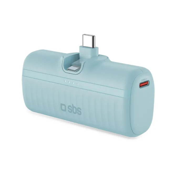 SBS - TEBB5000PLUGLBGRS - EcoPower Bank 5000mAh - Verde