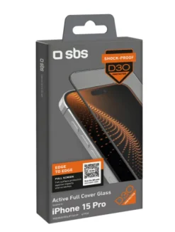 SBS TED3OSCRGLIP1561P IPHONE 15 PRO VETRO D3O