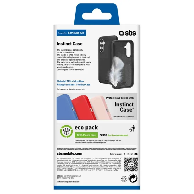 SBS TEINSTSAA16B custodia per Samsung Galaxy A16 - nero