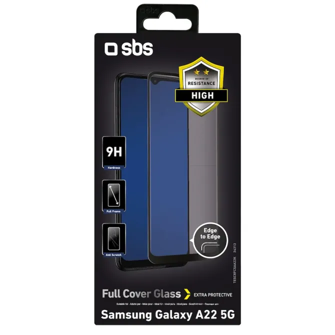 SBS TESCRFCSAA22K PELLICOLA PROTETTIVA Full Cover Samsung A22