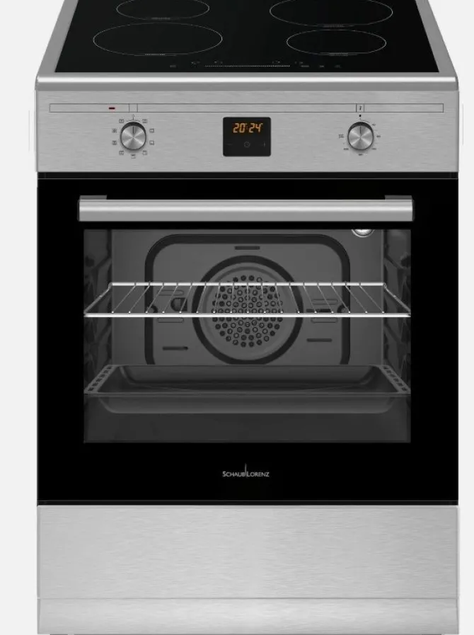 Schaub Lorenz Cucina 60x60 Inox Induzione Elettrica SS640INEX