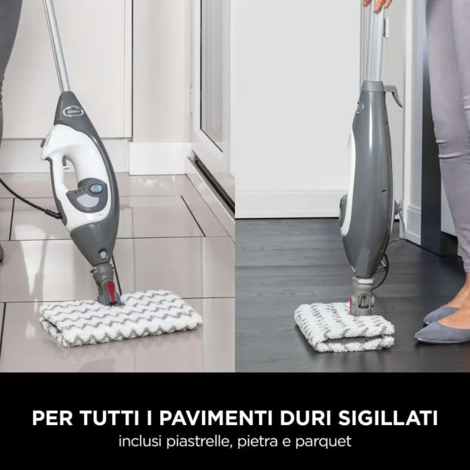 SCOPA A VAPORE 2 IN 1 SHARK KLIK 'N' FLIP CON STEAM BLASTER S6005EU