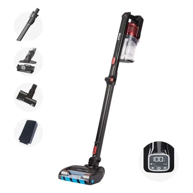 Shark - Aspirapolvere Senza Filo Powerfins Flex Pet Nero IZ300EUT