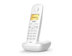 Siemens Gigaset A170, Bianco - Telefono Cordless, Ampio Display Illuminato da 1.5", Lunga durata batterie, Rubrica telefonica 50 contatti