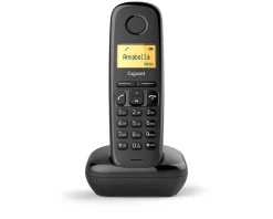 Siemens Gigaset A170 Telefono analogico/DECT Nero Identificatore di chiamata