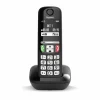 Siemens Gigaset E270 Cordless Display e tastiera retroilluminati Nero
