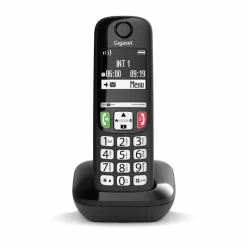Siemens Gigaset E270 Cordless Display e tastiera retroilluminati Nero