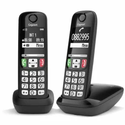 Siemens Gigaset E270 Duo Telefono DECT Identificatore di chiamata Nero