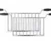 Smeg, 2 Pinze per Tostapane TSSR02, Griglia e Fondo Contenitivo in Acciaio, Maniglie in Plastica ad Alta Resistenza Termica, Compatibile con Tostapane Smeg TSF02, 434x32x173 mm
