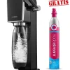 Sodastream Gasatore SST ART, 1 litro, Gasatura regolabile + RICARICA CO2 in OMAGGIO