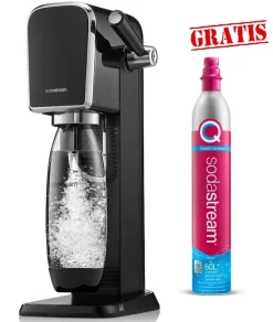 Sodastream Gasatore SST ART, 1 litro, Gasatura regolabile + RICARICA CO2 in OMAGGIO