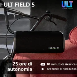 SONY - SRSULT50B.CE7 Speaker portatile Wireless Bluetooth 5.3, USB, SUONO ULT POWER SOUND - Nero
