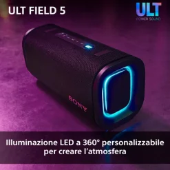SONY - SRSULT50B.CE7 Speaker portatile Wireless Bluetooth 5.3, USB, SUONO ULT POWER SOUND - Nero