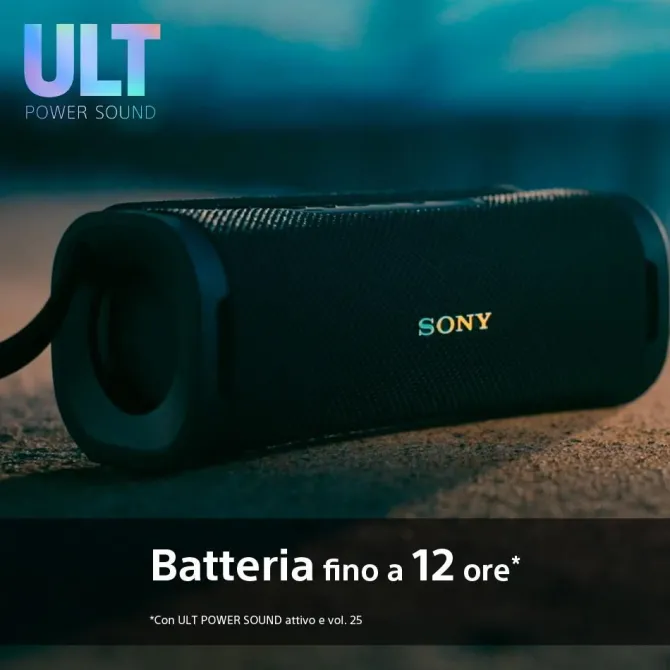 SONY - SRSULT10W.CE7 - Speaker con Amplificazione Bluetooth 5.3 - Bianco