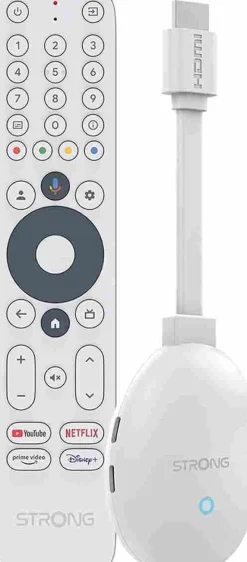 Strong LEAP NEVE dongle Smart TV 4K Ultra HD Android Bianco