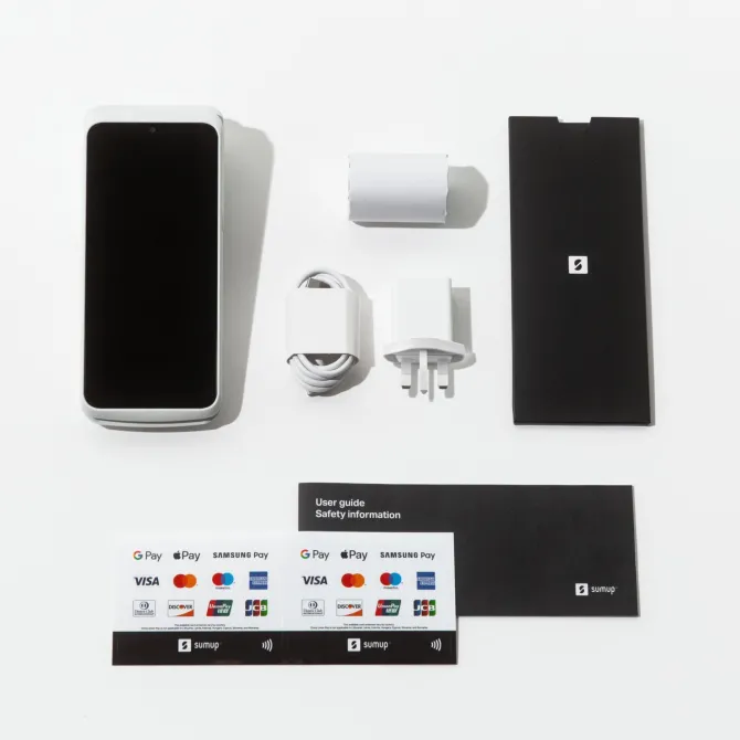 SumUp Terminal lettore di card readers USB Wi-Fi + 4G Bianco