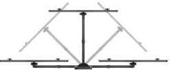 Supporto TV Meliconi EXTRA XDR200 per schermi 32-65 pollici, portata 30kg