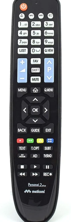 Telecomando per TV LG, Meliconi Personal 2 Plus, Nero