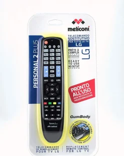Telecomando per TV LG, Meliconi Personal 2 Plus, Nero