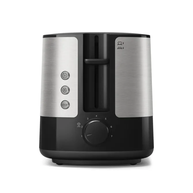 Tostapane Philips Viva Collection con alloggiamento extra ampio per fette spesse
