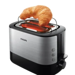 Tostapane Philips Viva Collection con alloggiamento extra ampio per fette spesse