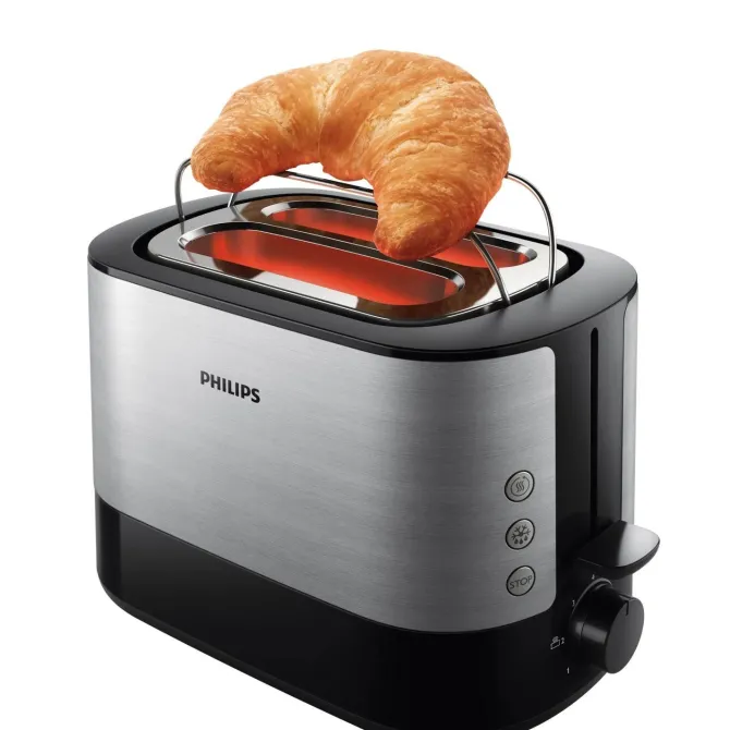 Tostapane Philips Viva Collection con alloggiamento extra ampio per fette spesse