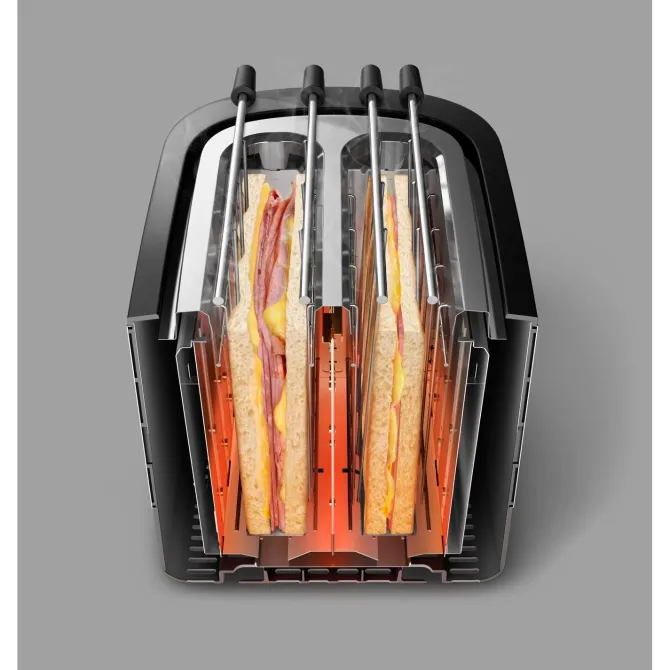 Tostapane Philips Viva Collection con alloggiamento extra ampio per fette spesse