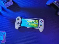 TRUST - Gaming GXT 735G Mylox Controller gaming per Smartphone, Xbox, PS5 - 25649, Bluetooth® 5.0, illuminazione LED RGB - Grigio