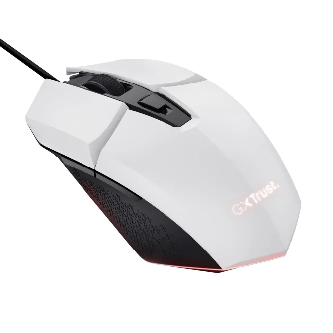 TRUST - GXT109W FELOX GAMING MOUSE - White/Black