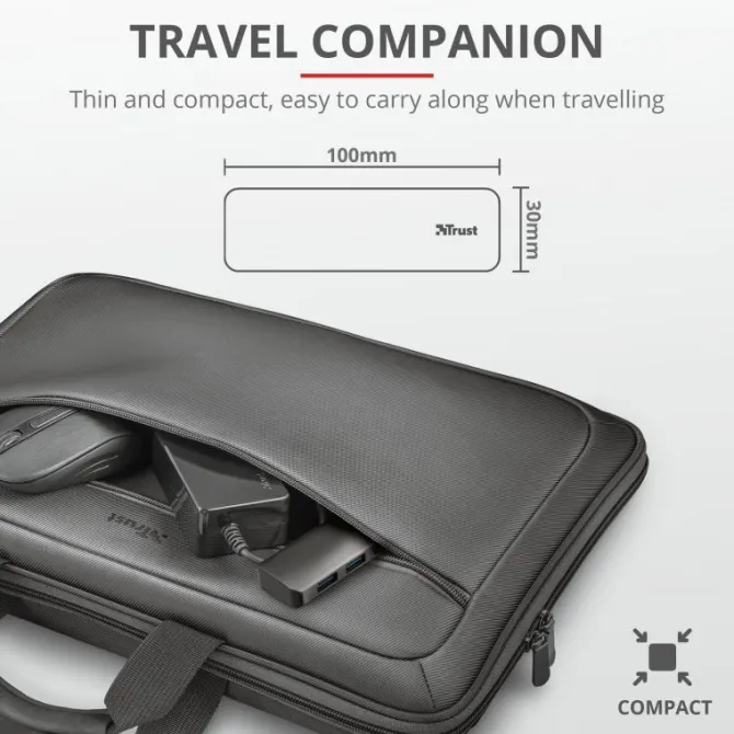 Trust Halyx Aluminium 4-Port USB 3.2 Hub USB-A 3.1 Gen 1 4x USB-A 3.2 Gen 1 Grigio