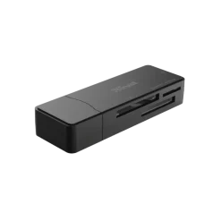 Trust NANGA lettore di schede USB 3.2 Gen 1 (3.1 Gen 1) Type-A Nero