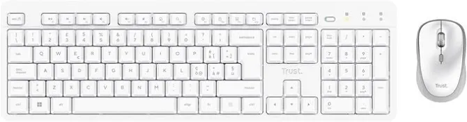 Trust - Ody II Set Tastiera e Mouse Wireless Silenziosi Italiano QWERTY